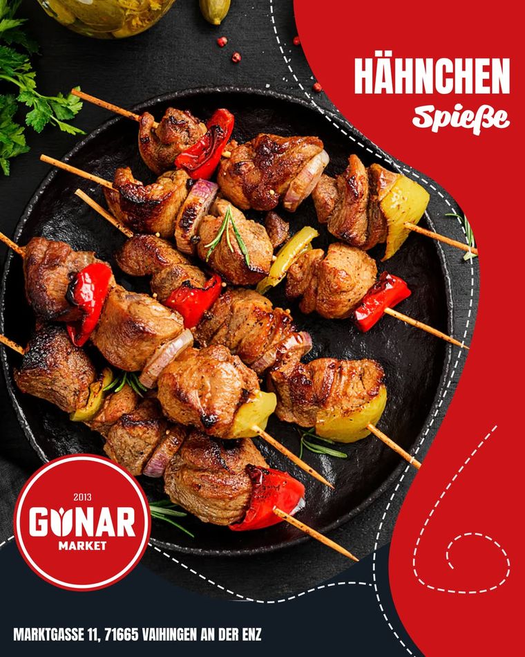 Hähnchen-Spieße